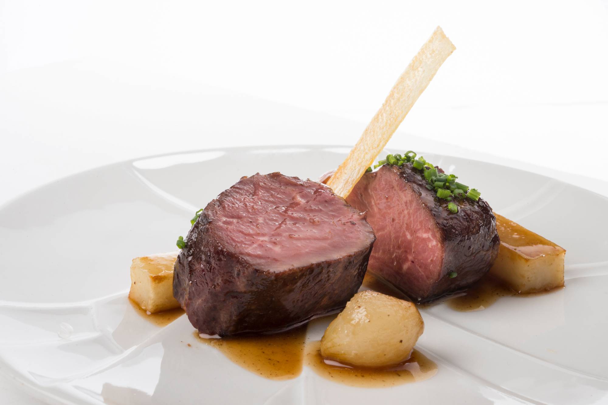 Plato de carne del menú Como en casa